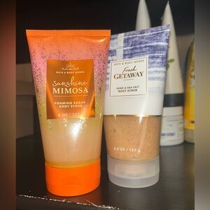 Bath and Body Works Foaming Sugar Sand Salt Scrub rare HTF